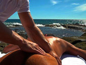 Massage am Strand auf Gran Canaria